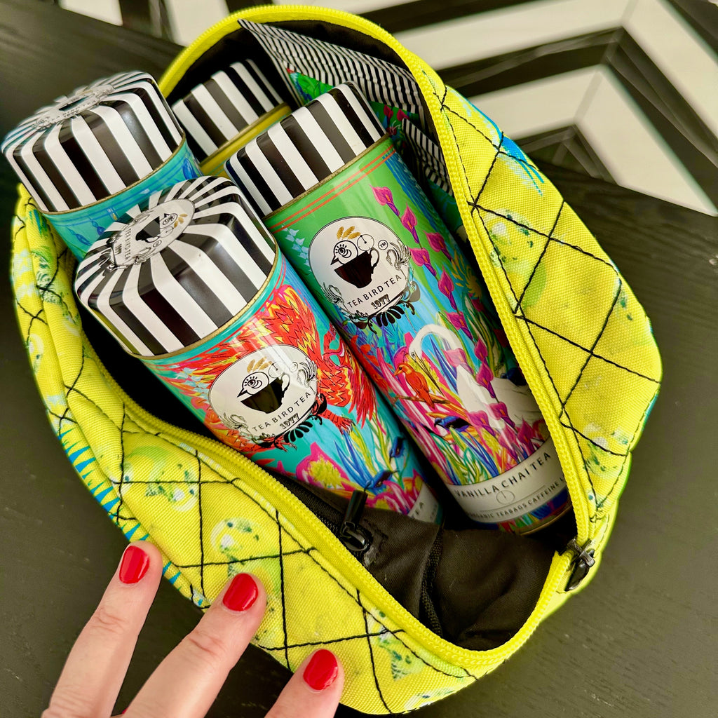 Night Tea Bird Tea Travel Case Top View